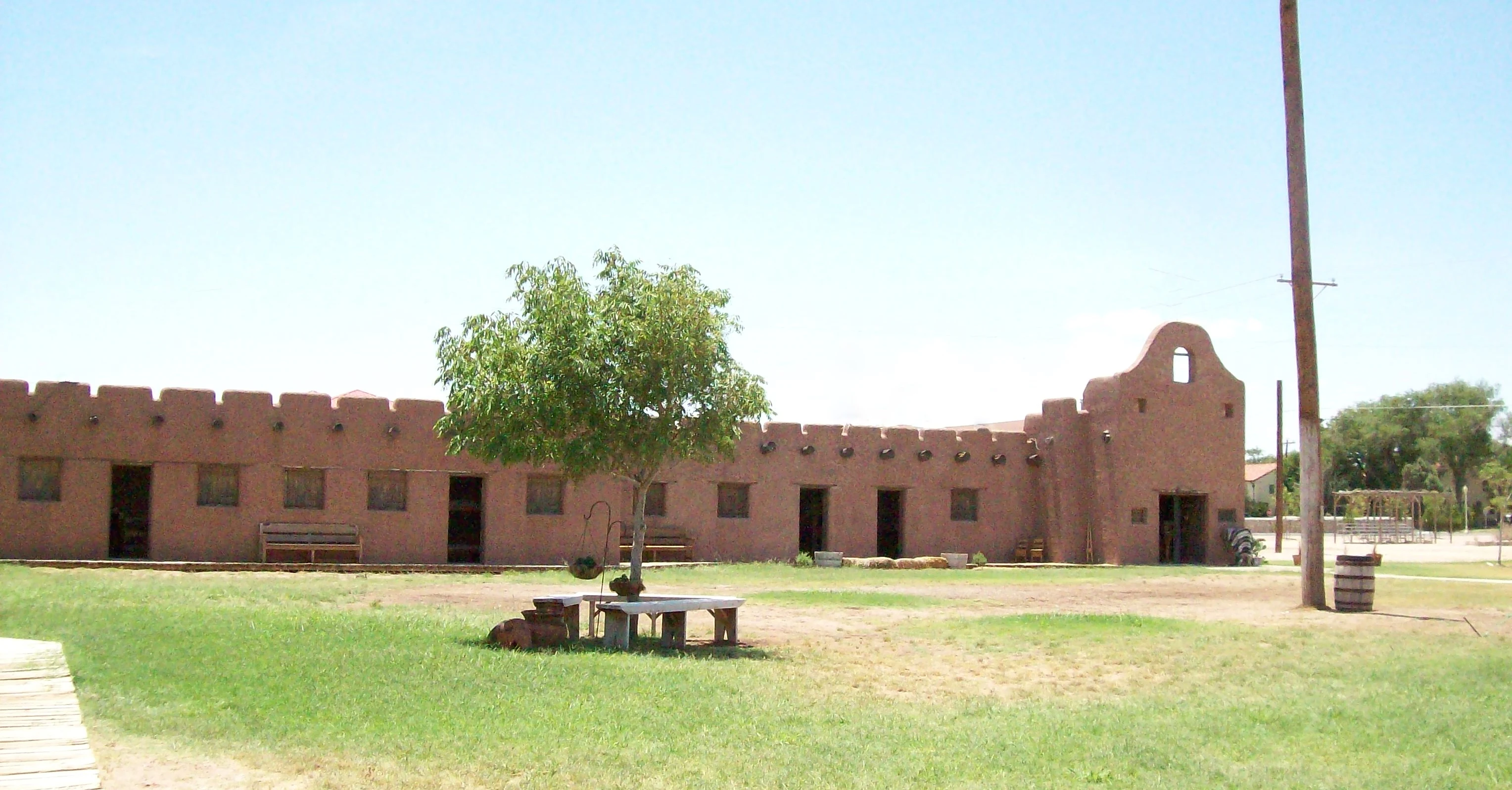 Fort Bliss military community area with base surroundings